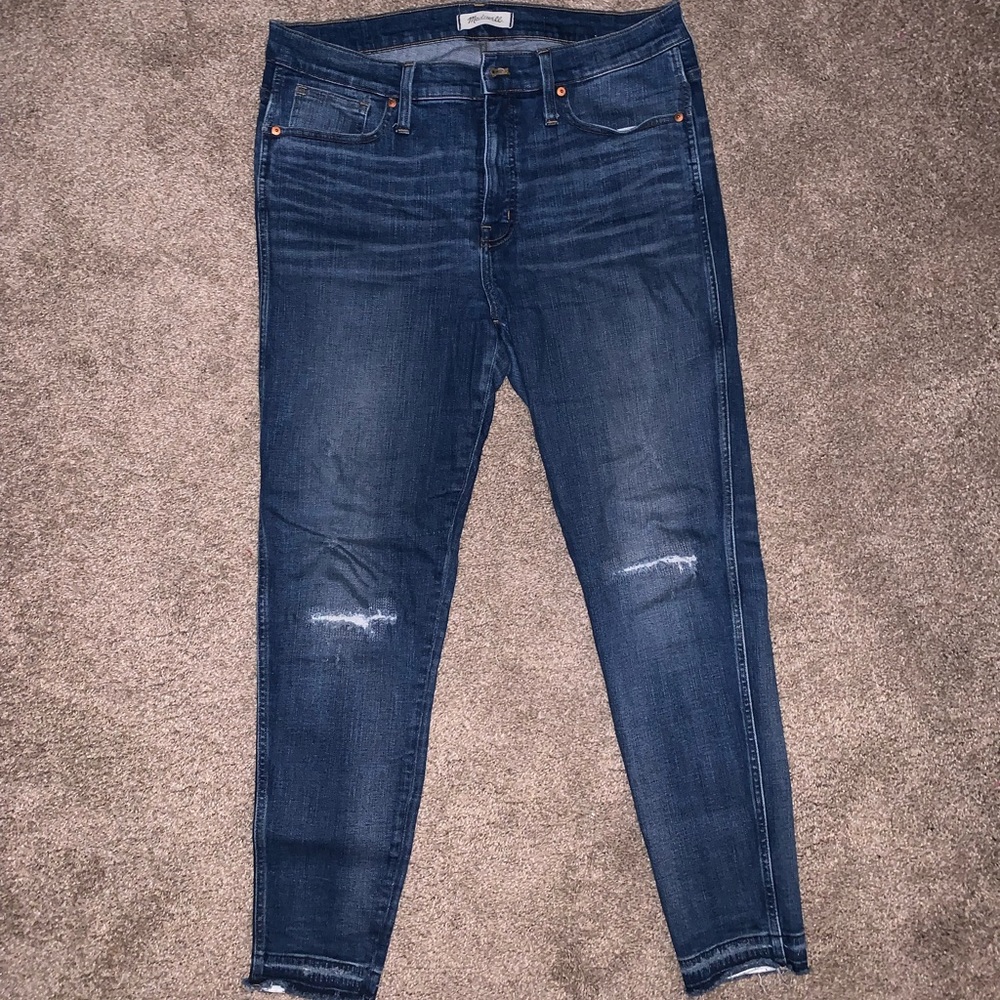 Madewell Jeans 9” high rise skinny size 32